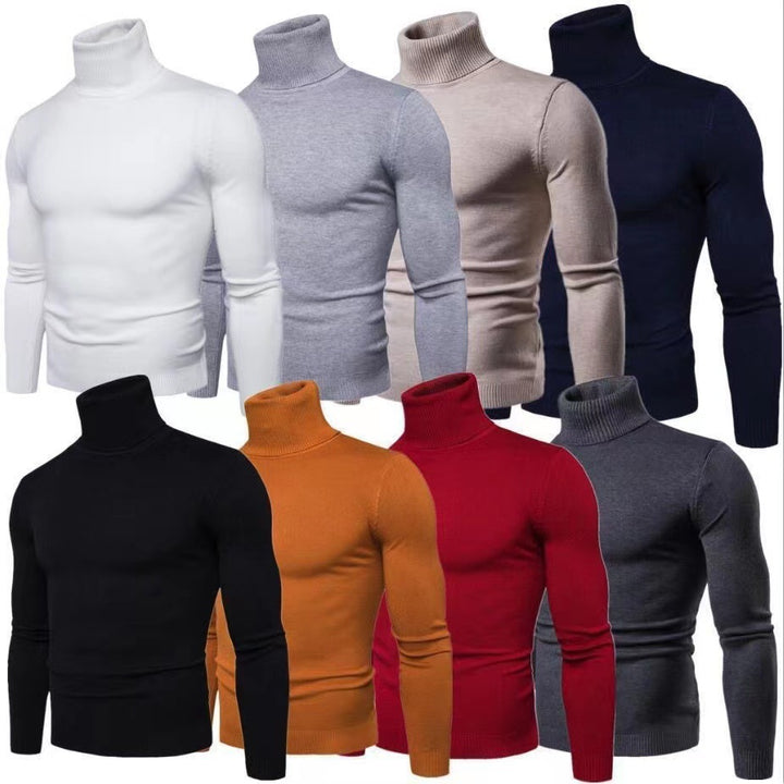 High-quality cotton turtleneck sweater for men Lune London