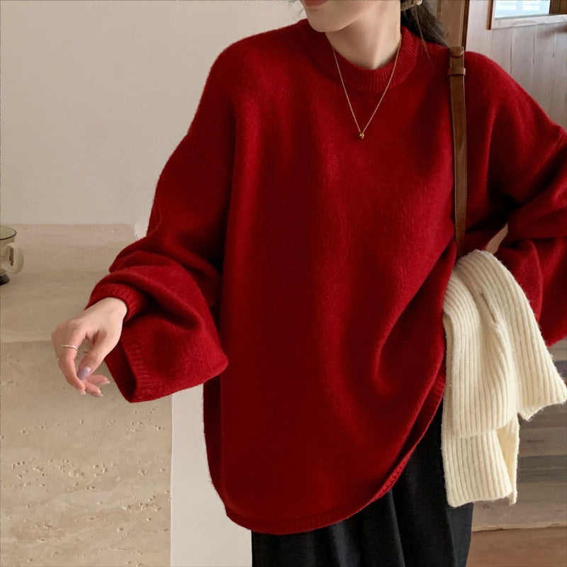 Pull en tricot surdimensionné pour femmes avec coupe large et matériau fin Chic & Stil