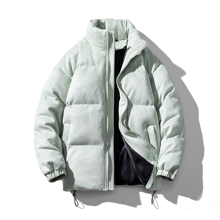 Ladies winter quilted jacket with high collar and versatile pockets Lune London