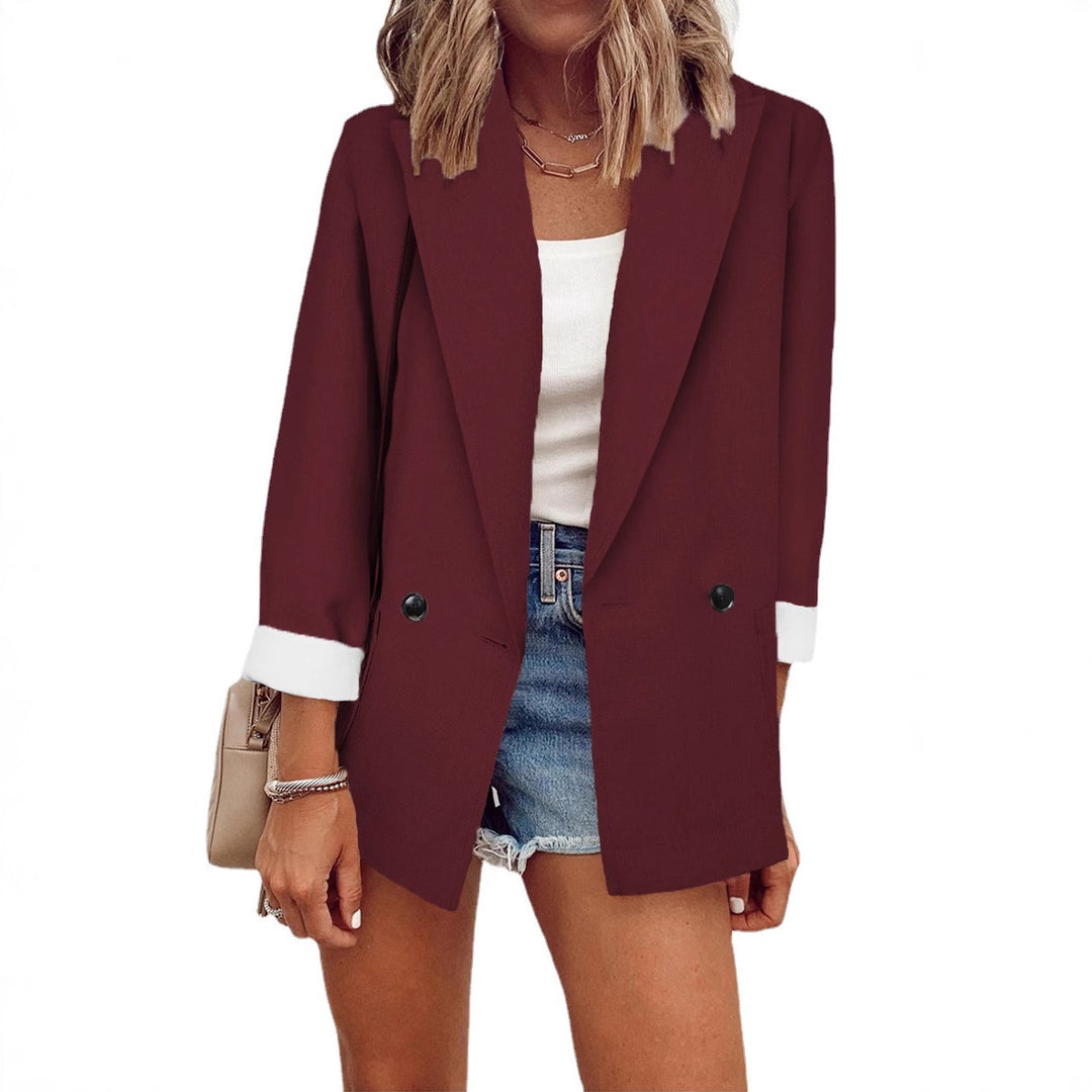 Ladies oversized casual blazer with modern details Lune London