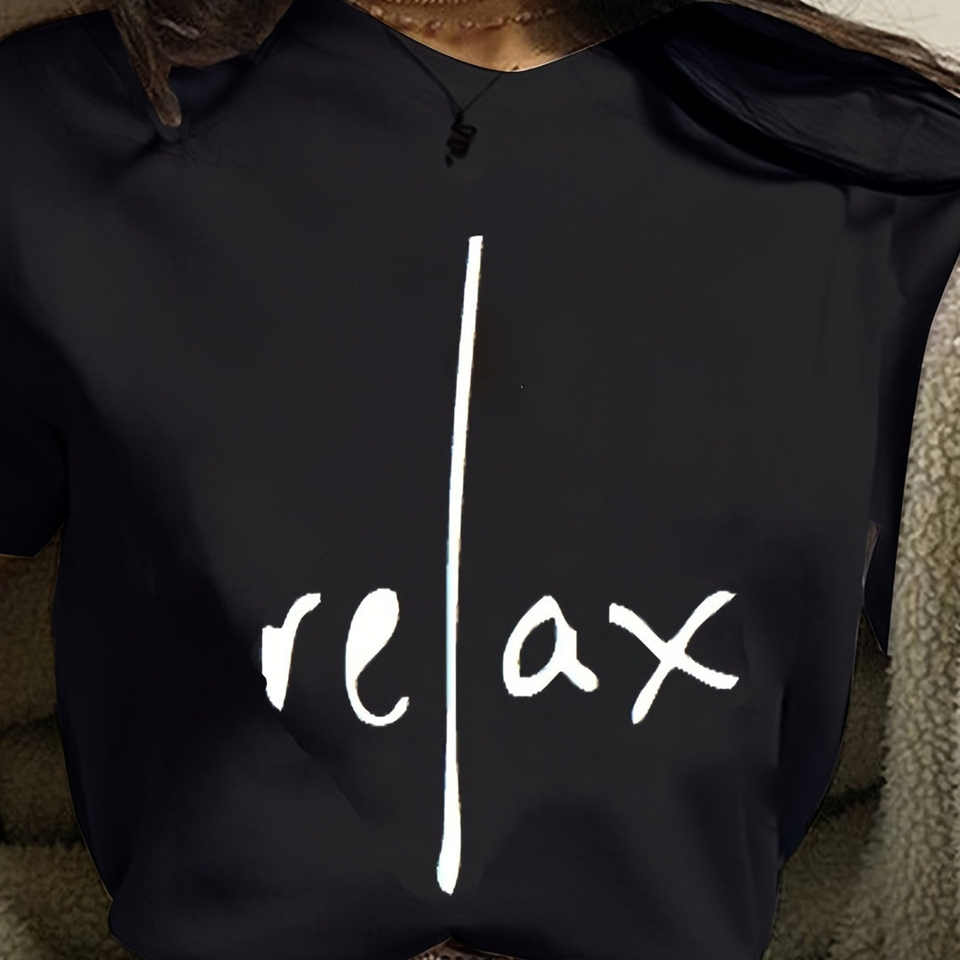 Ladies Chic and Stylish Graphic Relaxed T-shirt