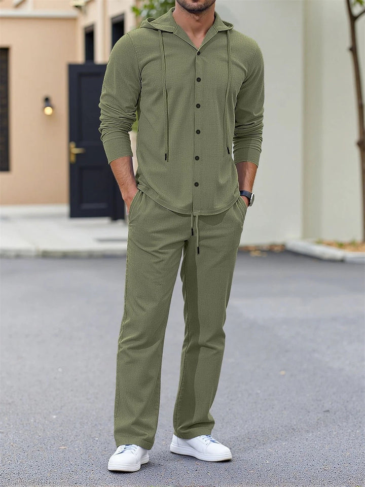 Men's casual hoodie set with practical pockets and trendy fit Lune London