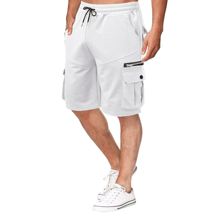 Multi-functional cargo shorts for men with zipper and practical pockets Lune London
