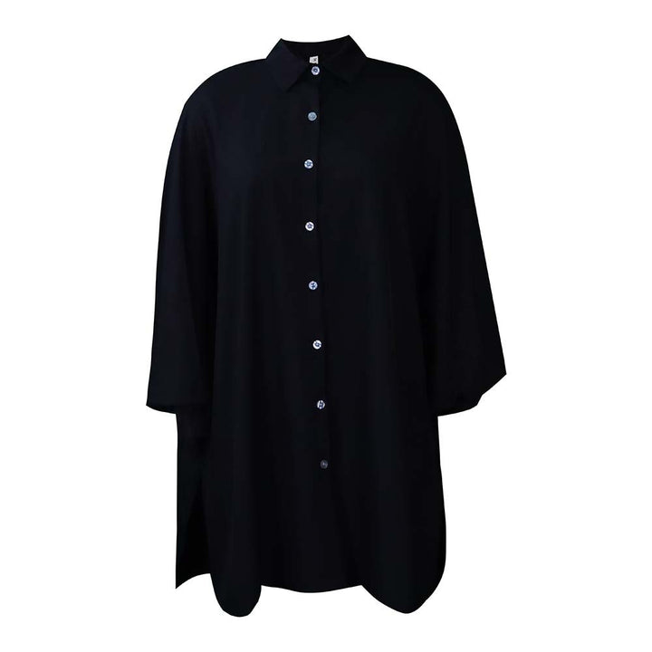 Oversized comfortable blouse shirt for women with balloon sleeves Lune London