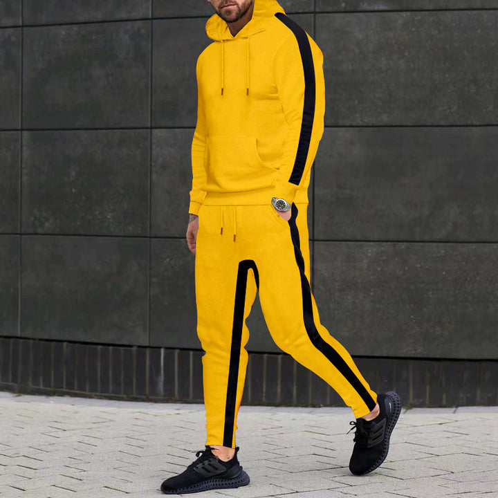Men's sporty jogging jacket with contrasting side elements Lune London