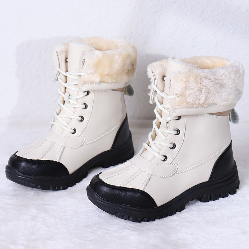 Women's winter boots lined with non-slip sole Lune London
