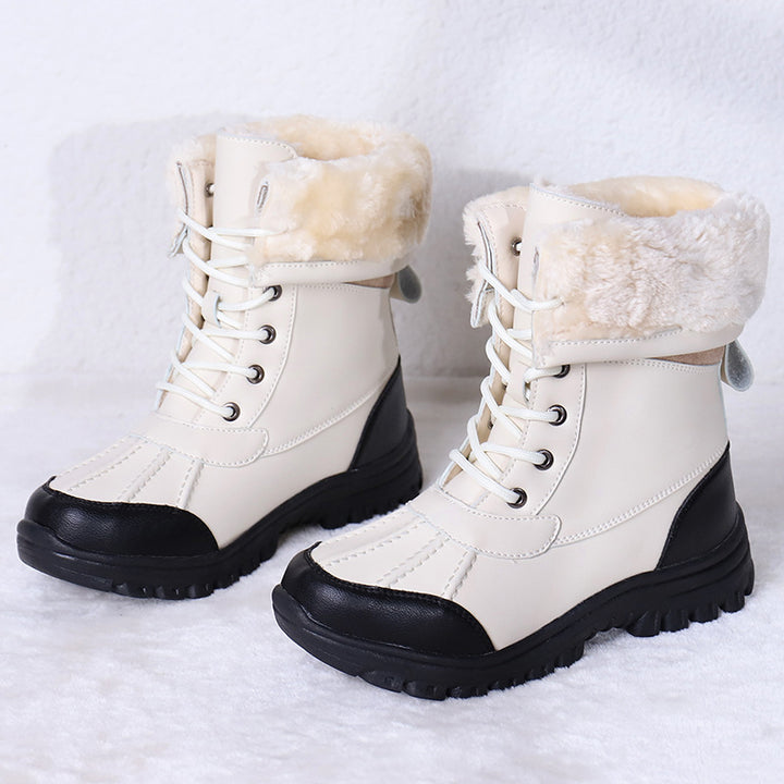 Women's winter boots lined with non-slip sole Lune London