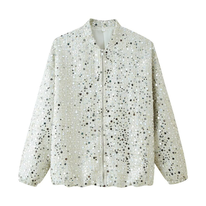 Ladies Shiny Chic Bomber Jacket