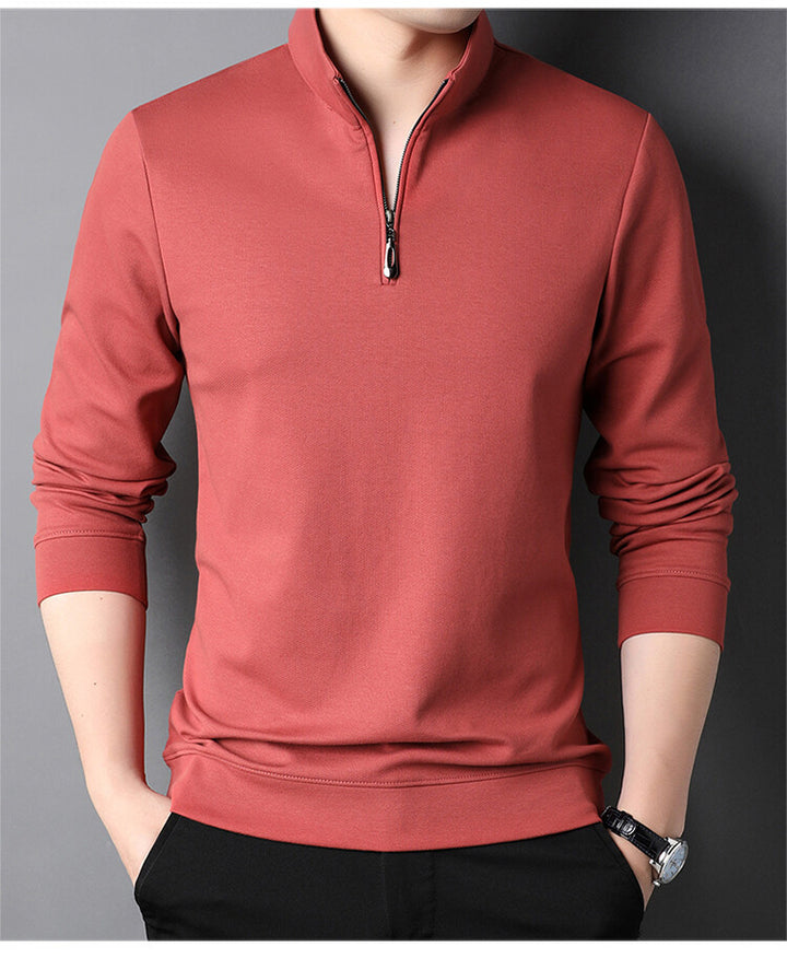 Men's turtleneck pullover with zipper Lune London