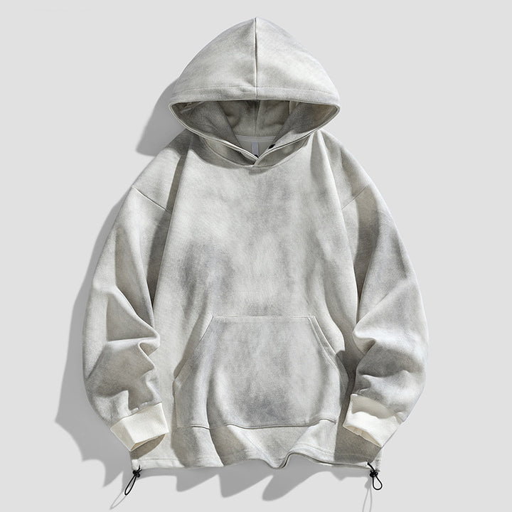 Ladies comfortable oversized hoodie with practical kangaroo pockets Lune London