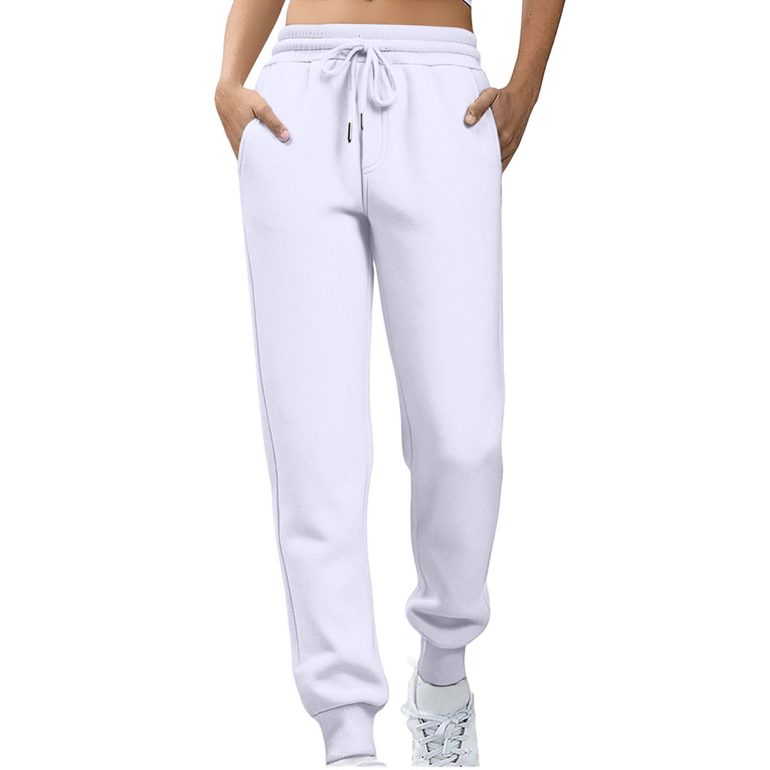Women Relaxed Fit Sweatpants with Elastic Waistband and Side Pockets Chic & Stil