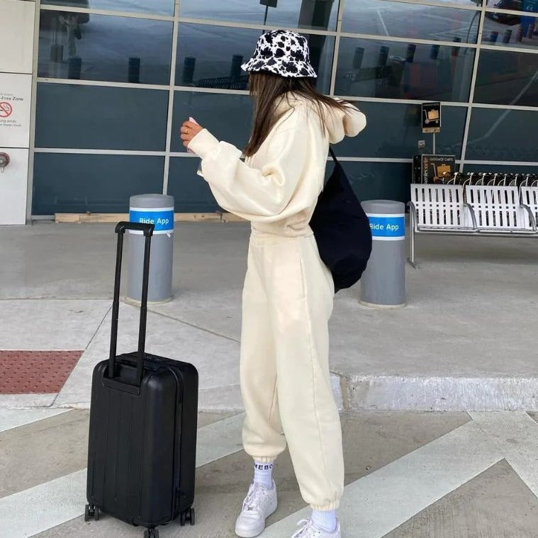 Chic Hoodie and Jogging Pants Set for Women