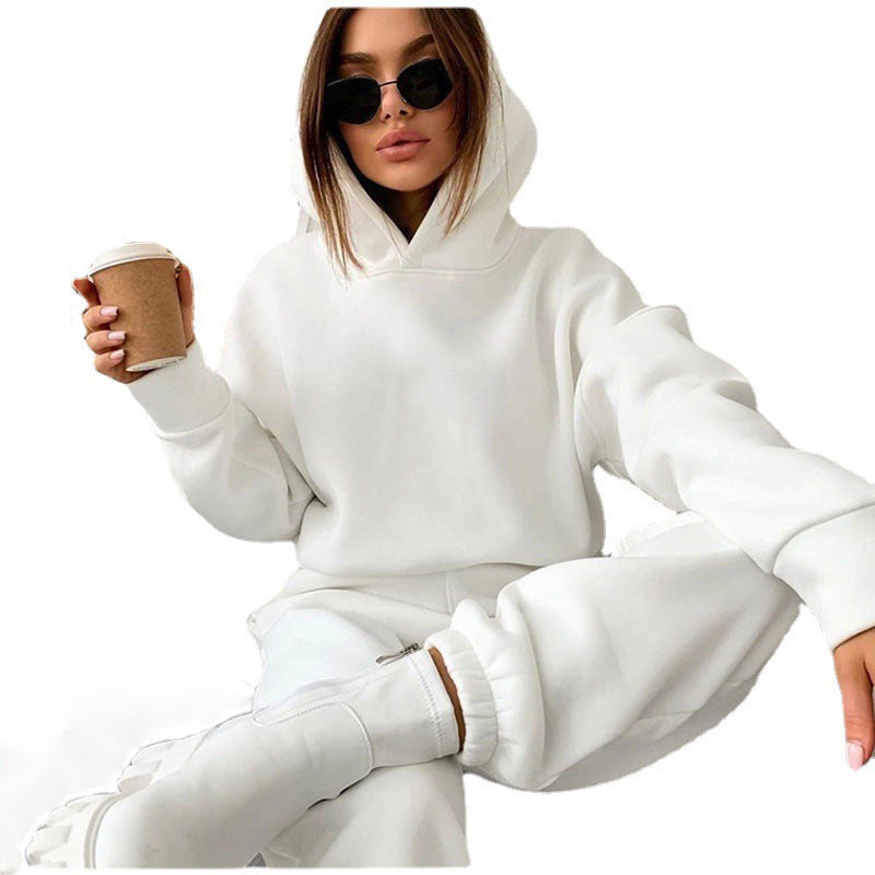 Ladies Comfortable Oversized Hoodie with Kangaroo Pocket Lune London