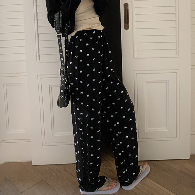 Women Comfortable Palazzo Pants with Elegant Pattern Chic & Stil