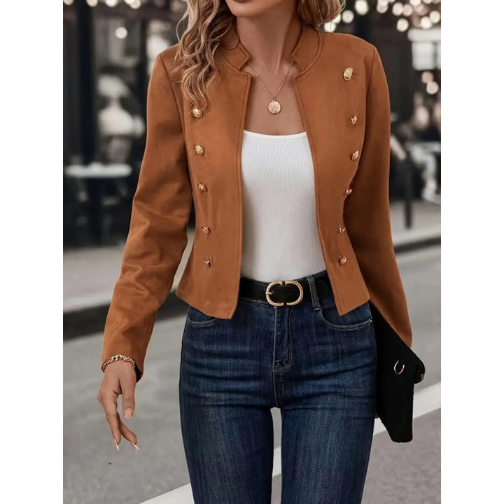 Blazer jacket for women with elegant button details and high-quality finish Lune London
