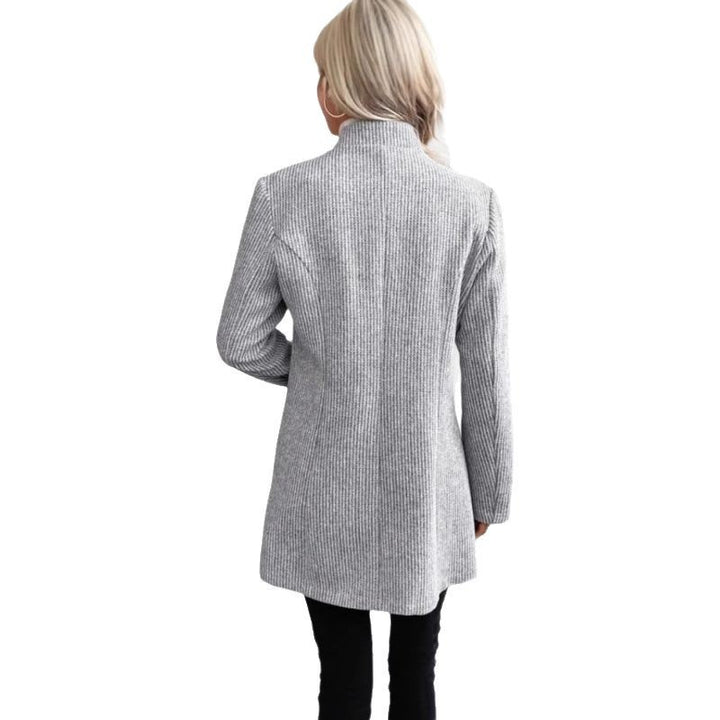 Women Modern Knit Blazer with Slim Fit and Elegant Details Lune London