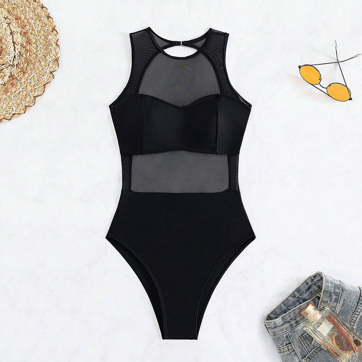 Lune London high-neck sports swimsuit for women