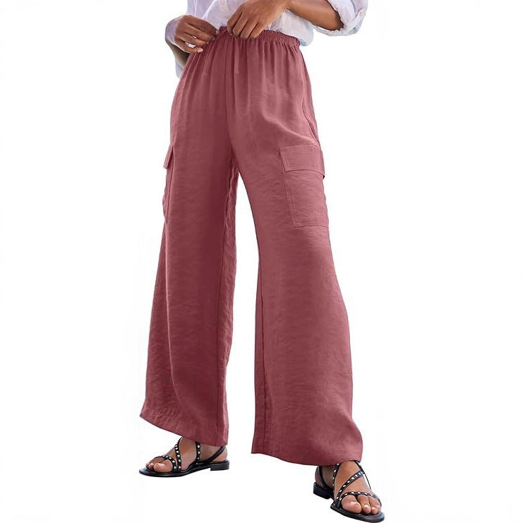 Women Lightweight Jersey Cargo Pants Lune London