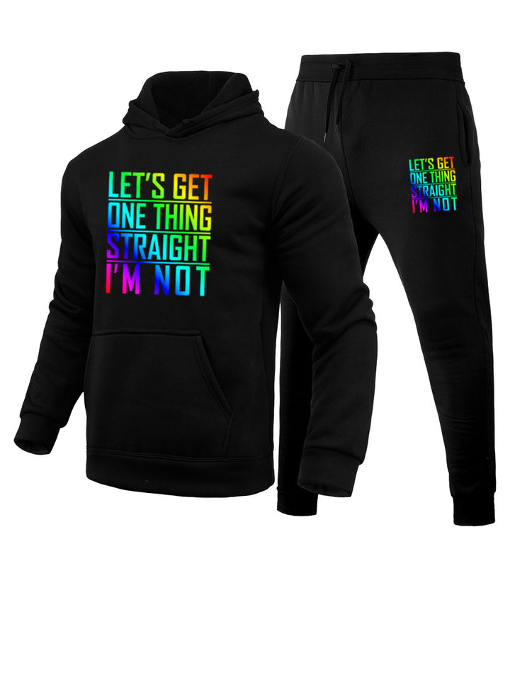 Men's comfortable tracksuit with bright statement Lune London