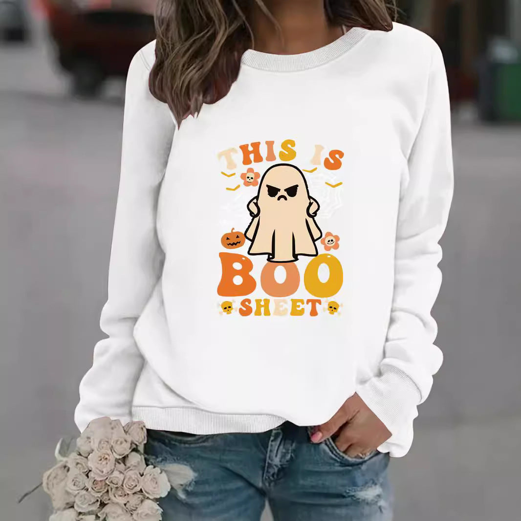 Sweatshirt pour femmes avec impression esprit automnal et coupe décontractée Chic & Stil