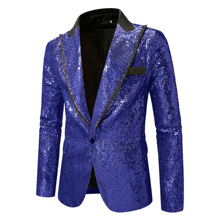 Shiny tuxedo jacket for men in high-quality satin Lune London