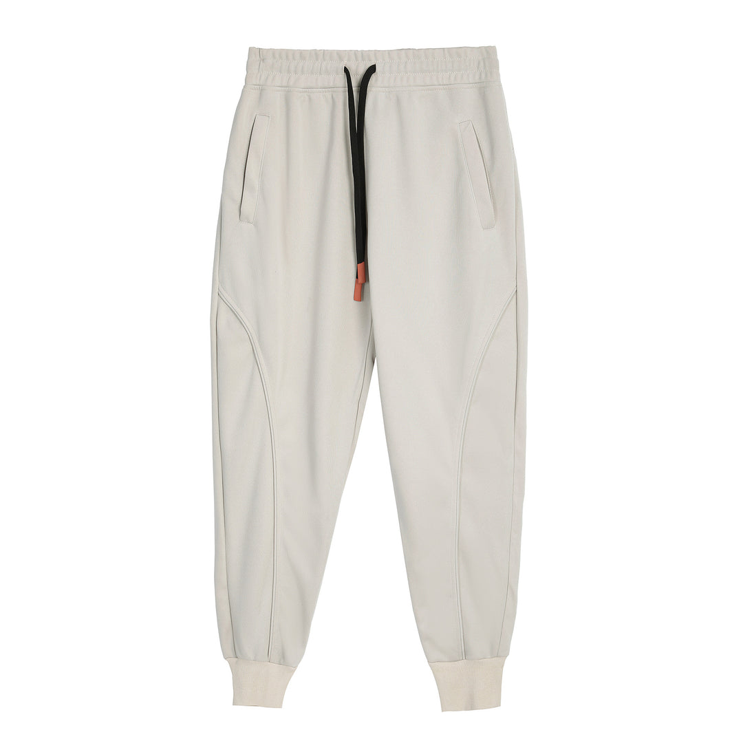 Sporty men's jogger pants with ergonomic cut and chic side inserts