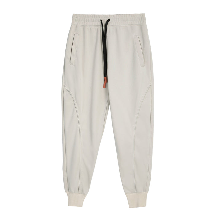 Sporty men's jogger pants with ergonomic cut and chic side inserts