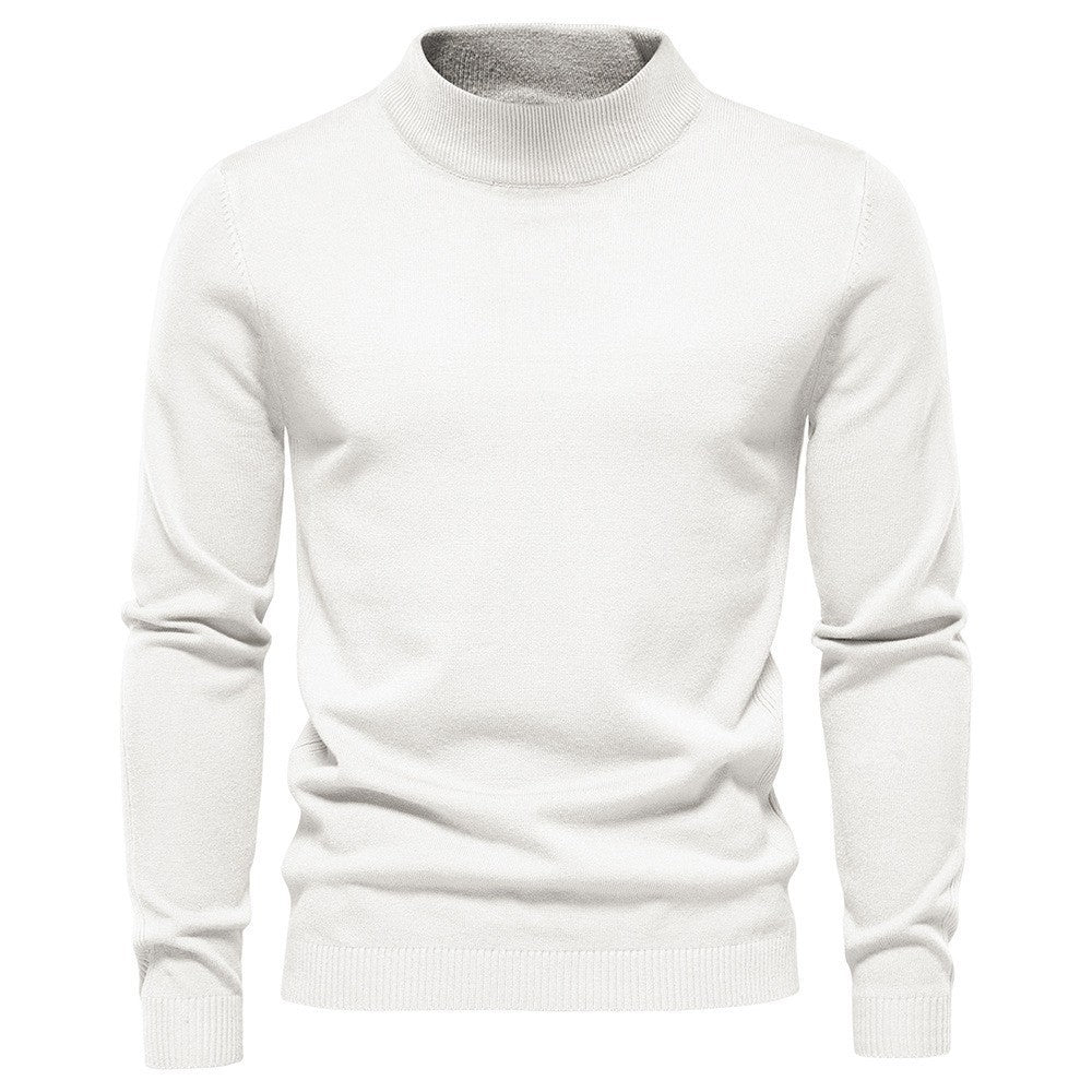 Fine sweater for men with a high collar and modern design Lune London
