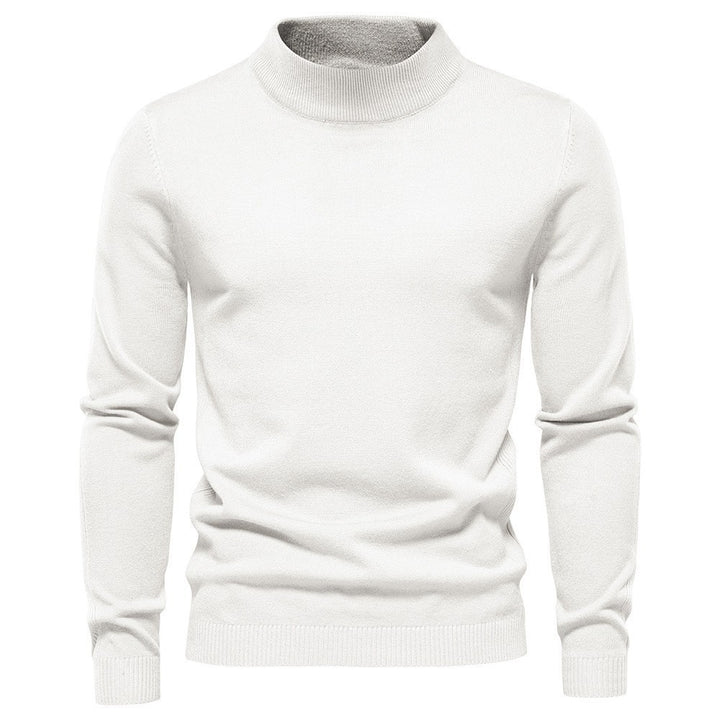 Fine sweater for men with a high collar and modern design Lune London