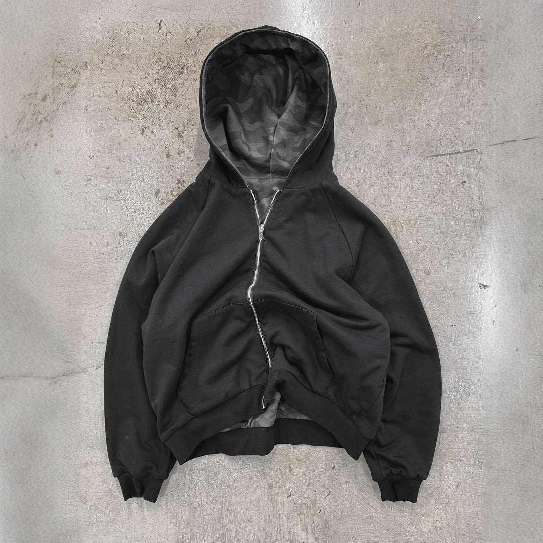 Veste à capuche pour femmes au design camouflage moderne Chic & Stil