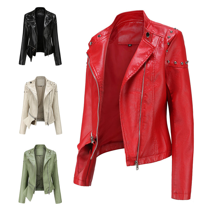 Trendy biker jacket for women with stylish details Lune London