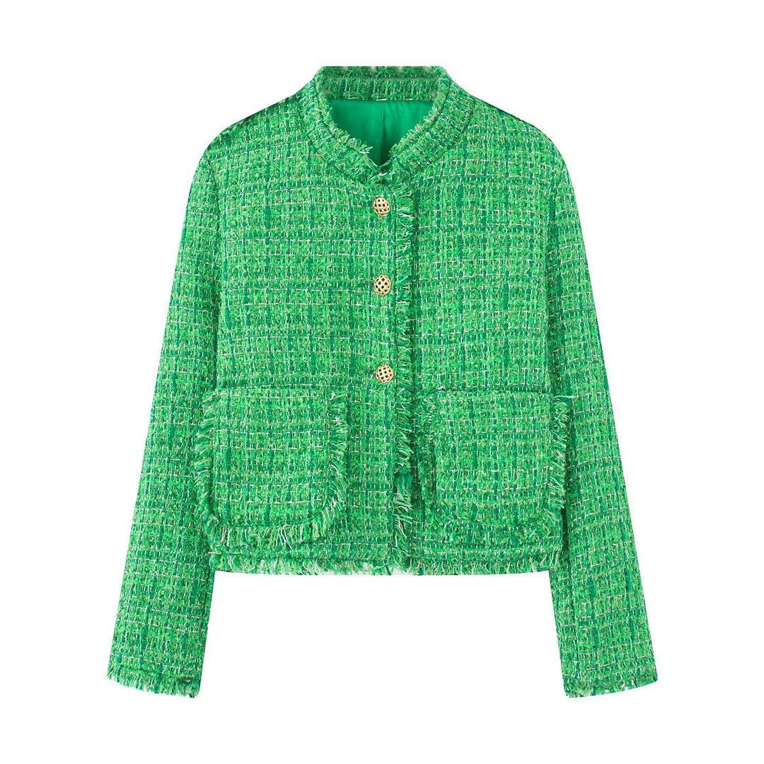 Veste en tweed élégante pour femmes Chic & Stil