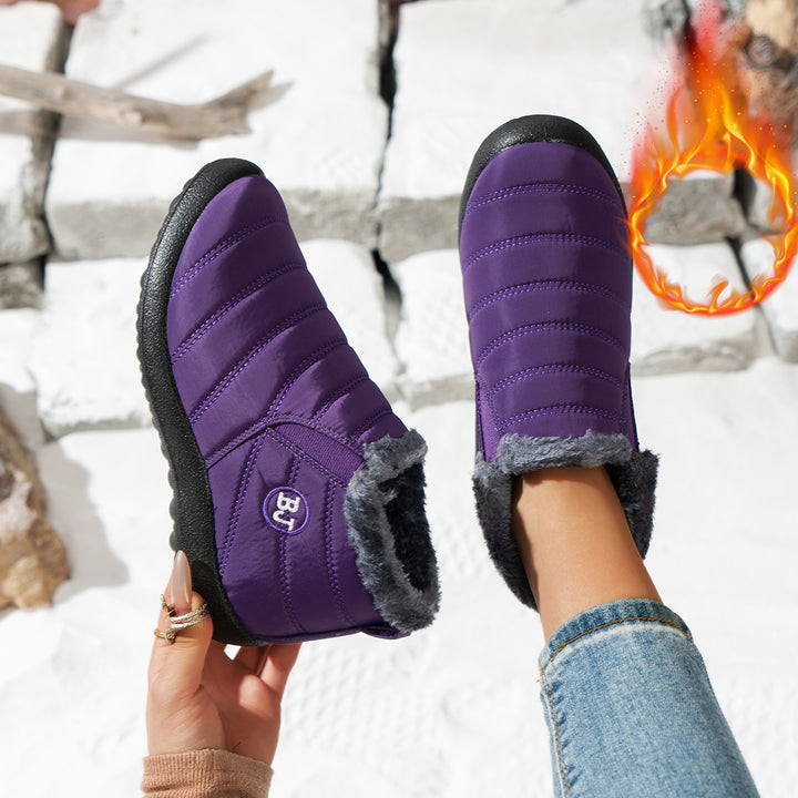 Comfortable winter boots for women with cozy lining and non-slip sole Lune London