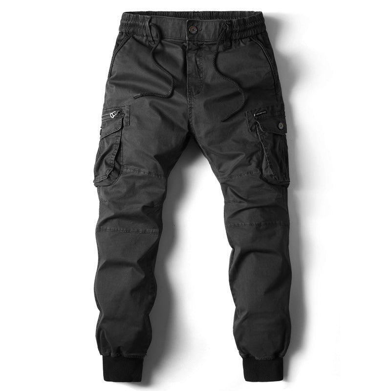 Men's Cargo Joggers with Adjustable Waistband and Practical Pockets Lune London