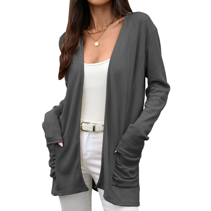 Lune London textured surface wrap jacket for women