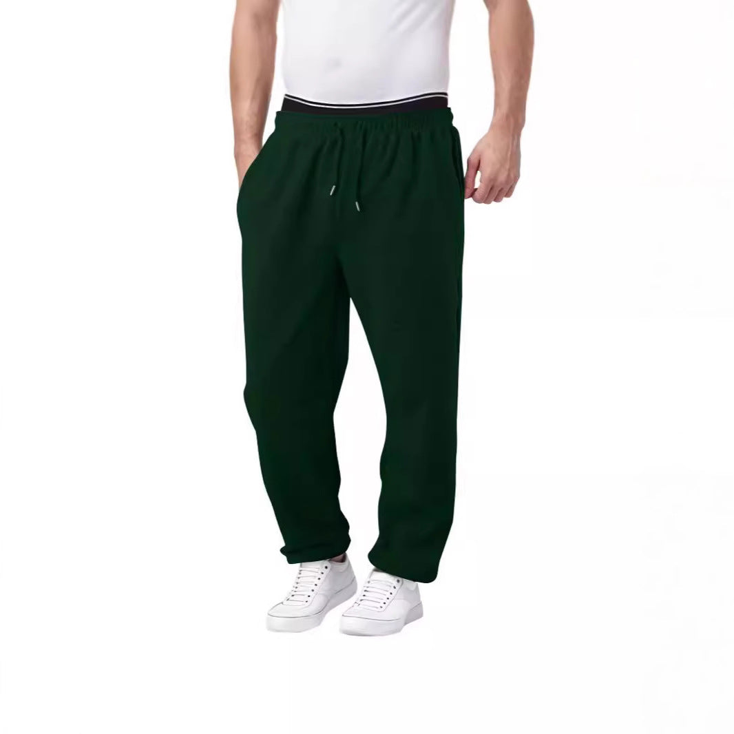 Comfortable men's jogger pants with elastic waistband and side pockets Lune London