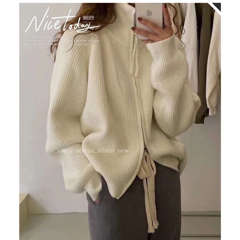 Gilet femme avec fermeture éclair asymétrique Chic & Stil