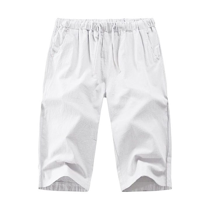 Light leisure pants for men with elastic waistband and practical side pockets Lune London