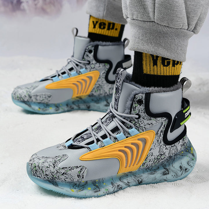 High-top sneakers for women with insulated inner lining and non-slip sole Lune London