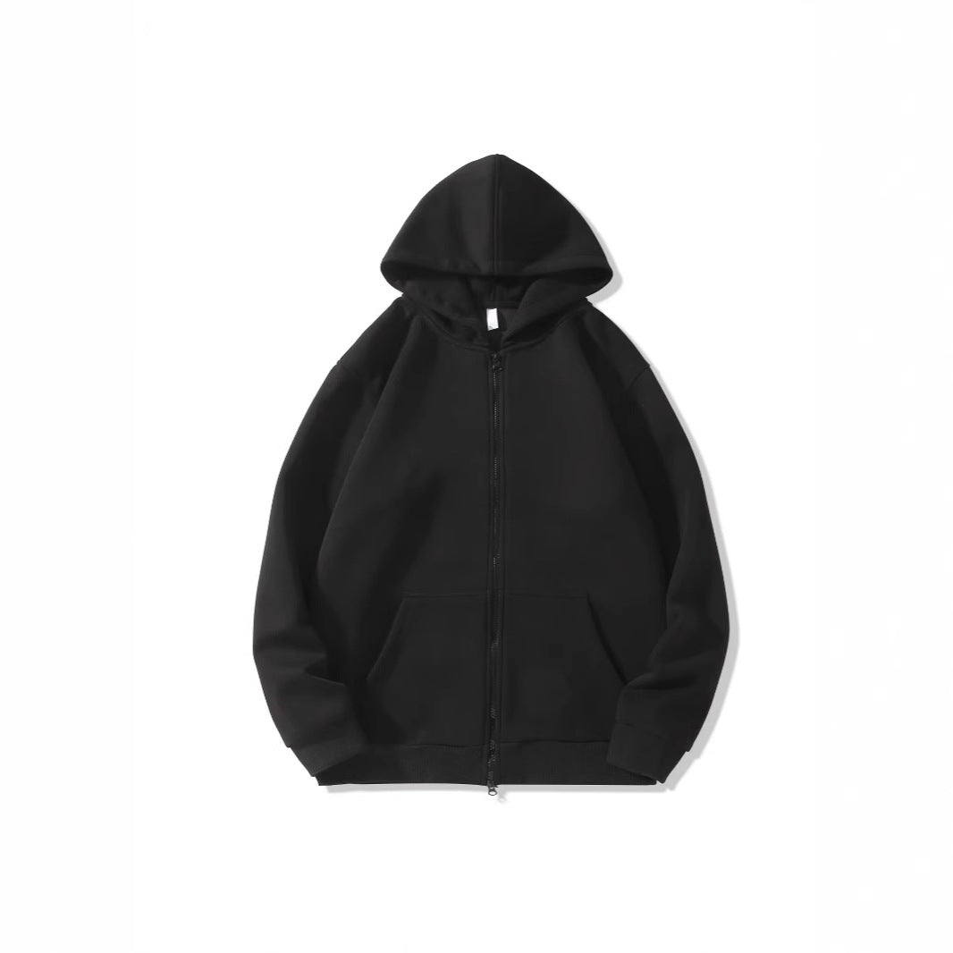 Ladies hoodie jacket with full zip and practical pockets Chic & Stil