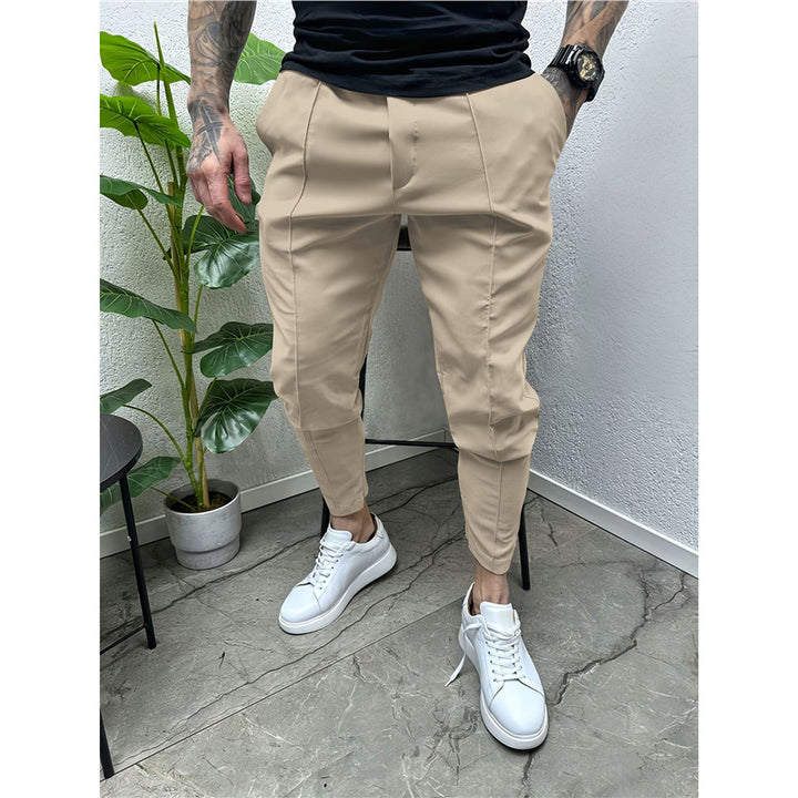 Men's slim fit jogger pants with practical pockets Lune London