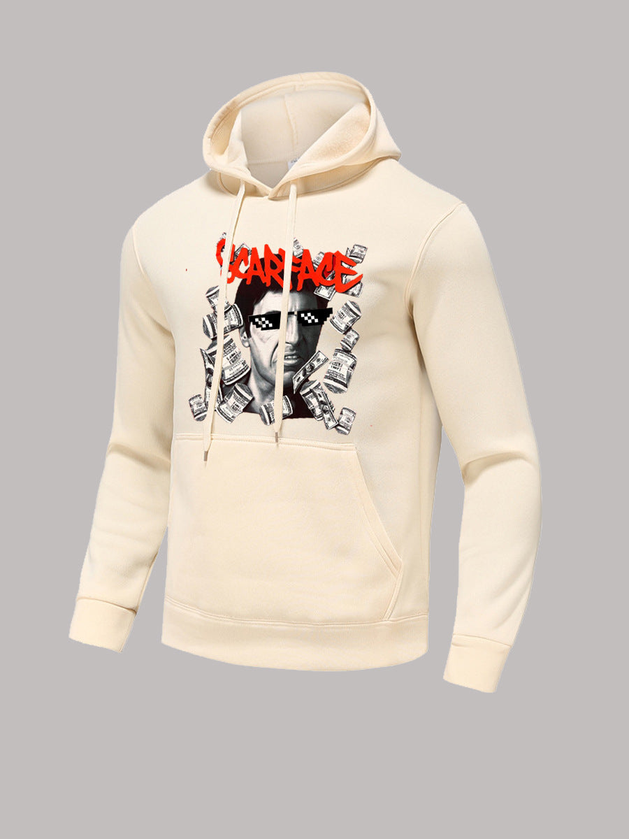 Hooded sweatshirt for ladies with creative graphic print Lune London