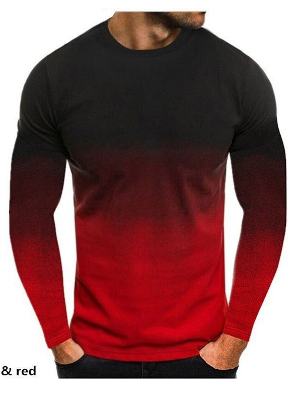 Men's long sleeve shirt with a modern gradient and a fitted cut Lune London