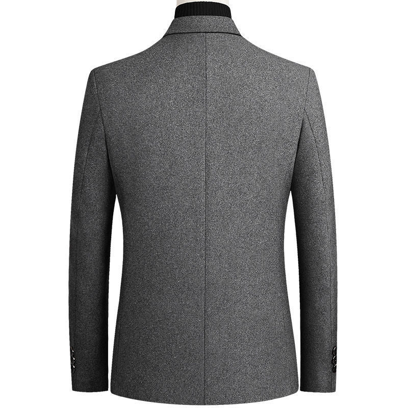 Elegant wool jacket for men with a classic design and a fine texture Lune London