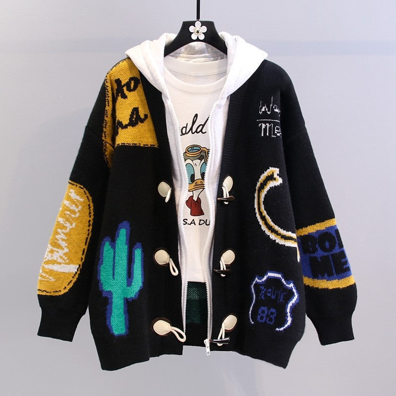 Women casual knit hoodie with chic and style