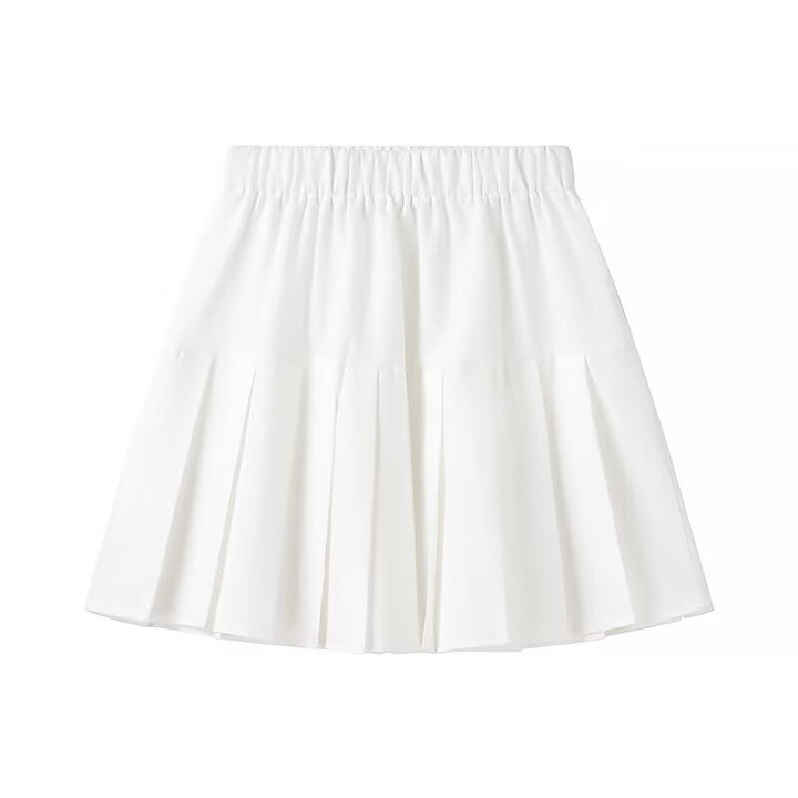 Elegant sleeveless dress for ladies with high collar and flared skirt Lune London