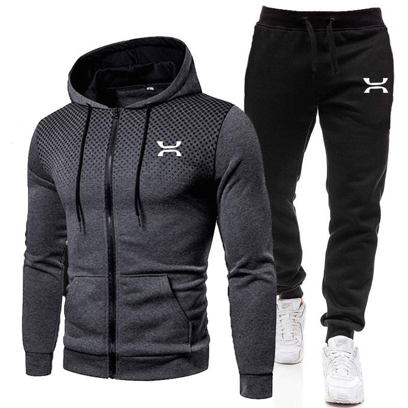 Men's Tracksuit with Breathable Hoodie and Comfortable Jogging Pants Lune London