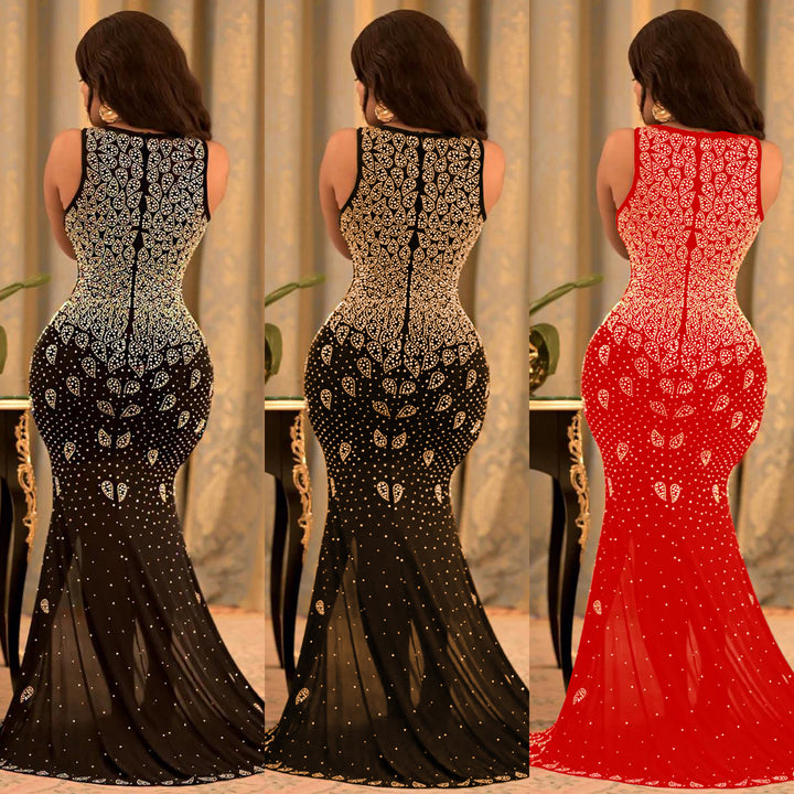Ladies Elegant Evening Dress Split Lune London