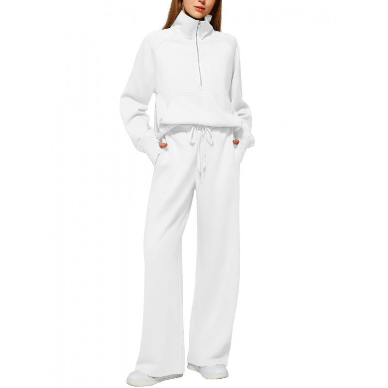 Ladies zip hoodie comfortable and wide pants Lune London