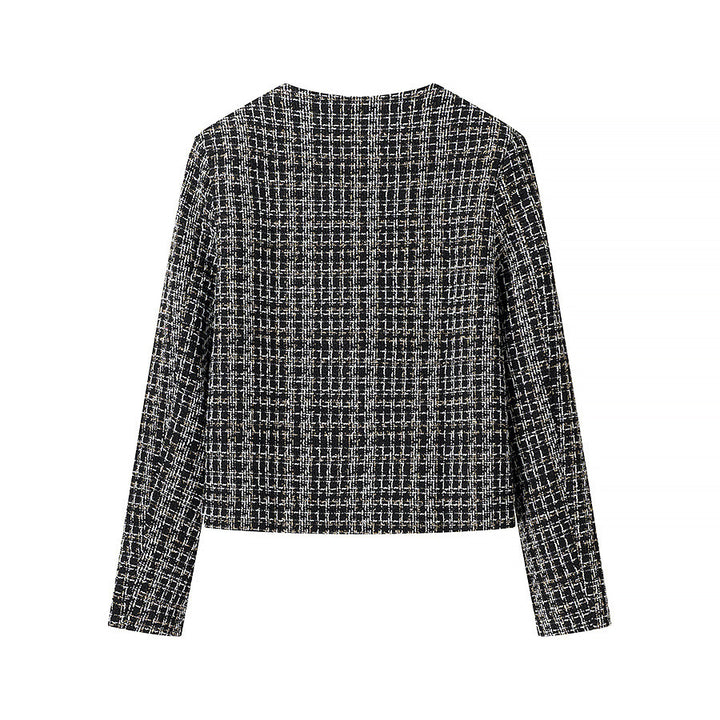 Veste boucle femme avec détails de boutons dorés Chic & Stil